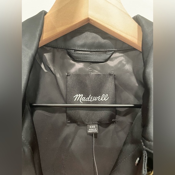 Madewell Double-Faced Satin Safari Jacket Size XXS - Picture 8 of 13